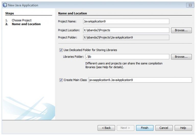 NetBeans IDE Finish Screen