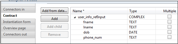 Contract Pane