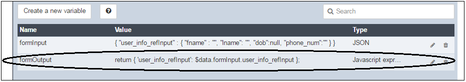 Output Variable