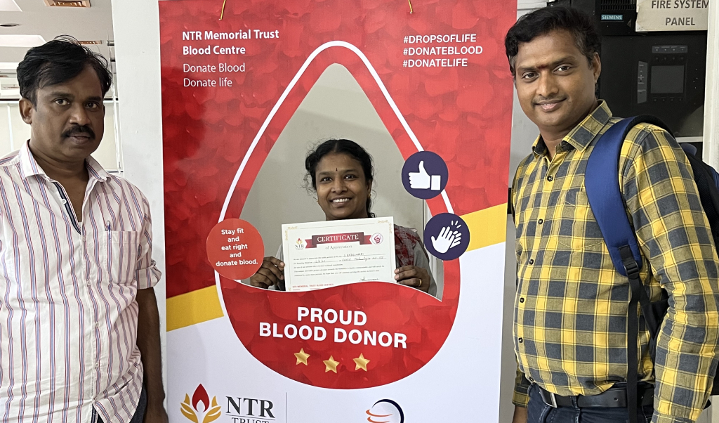 proud blood donor
